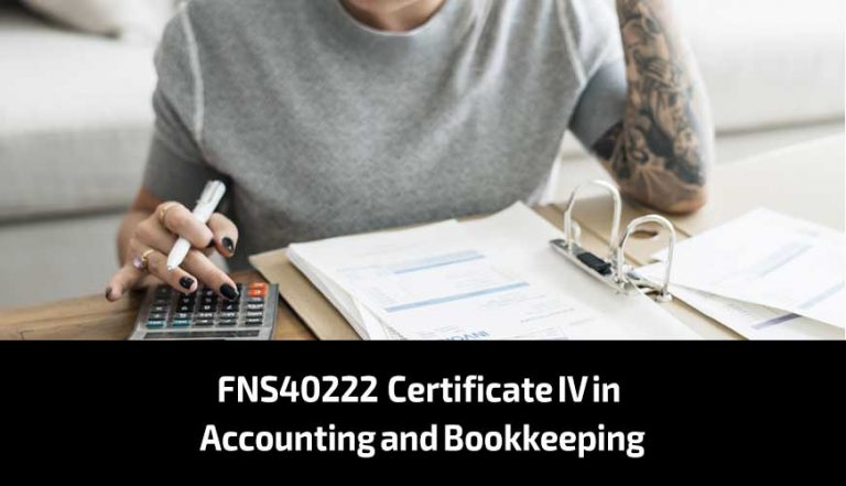 FNS40222 Certificate IV in Accounting and Bookkeeping Australian